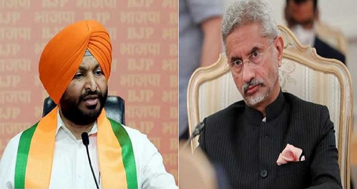 केंद्रीय राज्य मंत्री रवनीत सिंह ने जयशंकर को लिखा पत्र, सुरक्षा की मांग की